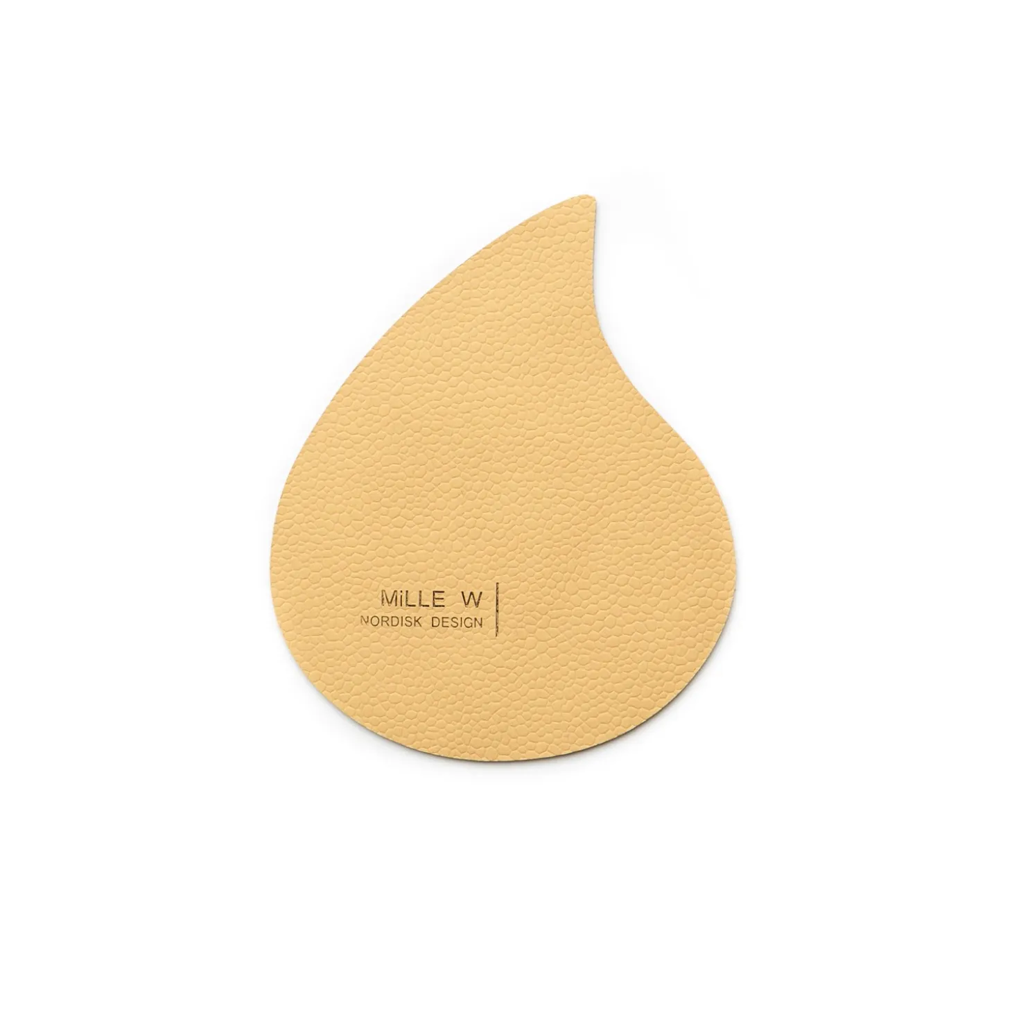 MiLLE W NORDISK DESIGN - Drop Glasbrik - Beige - 12x10 cm