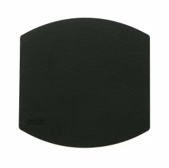 MiLLE W NORDISK DESIGN - Ellips Bordskåner - Sort læder - Ø22 cm