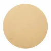 MiLLE W NORDISK DESIGN - Rund Dækkeserviet - Beige læder - Ø40 cm