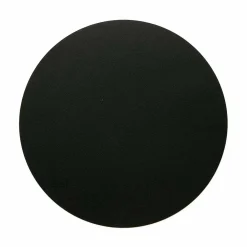 MiLLE W NORDISK DESIGN - Rund Dækkeserviet - Sort læder - Ø40 cm