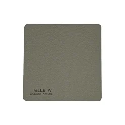 MiLLE W NORDISK DESIGN - Rektangulær Glasbrik - Grå - 10x10 cm