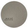 MiLLE W NORDISK DESIGN - Round Glasbrik - Grå - Ø10cm