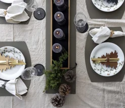 MiLLE W NORDISK DESIGN - Round Glasbrik - Grå - Ø10cm