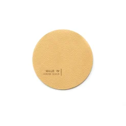 MiLLE W NORDISK DESIGN - Round Glasbrik - Beige - Ø10cm