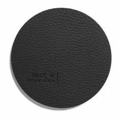 MiLLE W NORDISK DESIGN - Round Glasbrik - Sort - Ø10cm