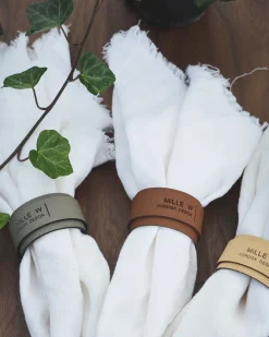 MiLLE W NORDISK DESIGN - Servietholder - Cognac læder