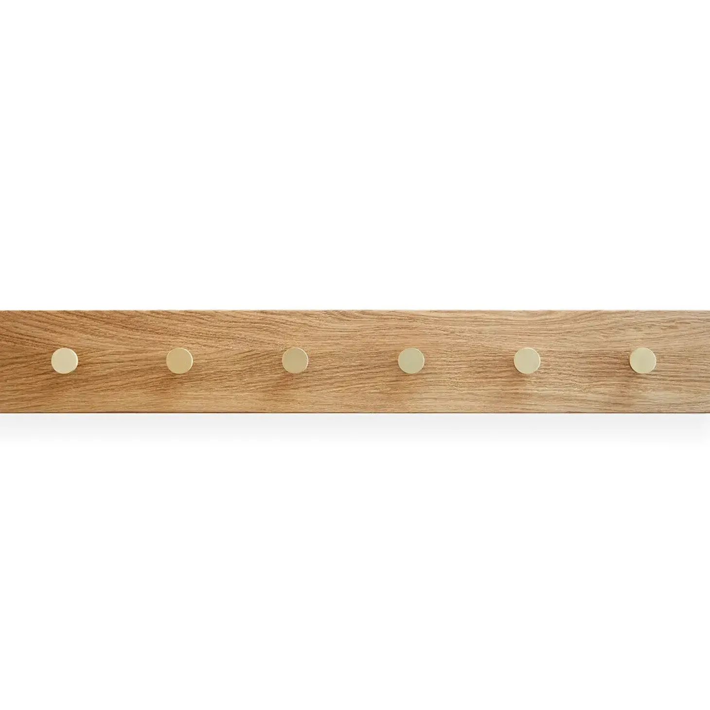 Moudhome - Ege Knagerække med Messing Knager - 70 cm