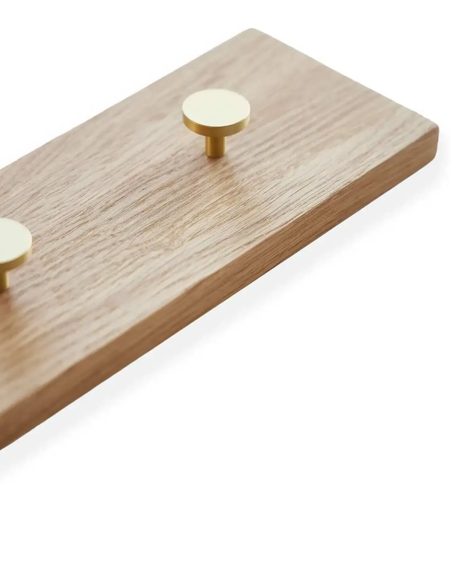 Moudhome - Ege Knagerække med Messing Knager - 70 cm
