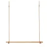 Moudhome - OAK Bøjlestang Med Læder - 80 cm