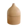 Moudhome - Rustic keramik krukke med låg - 14,5 cm