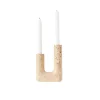 Muubs - Lysestage - Minerva - Creme - H: 20 cm