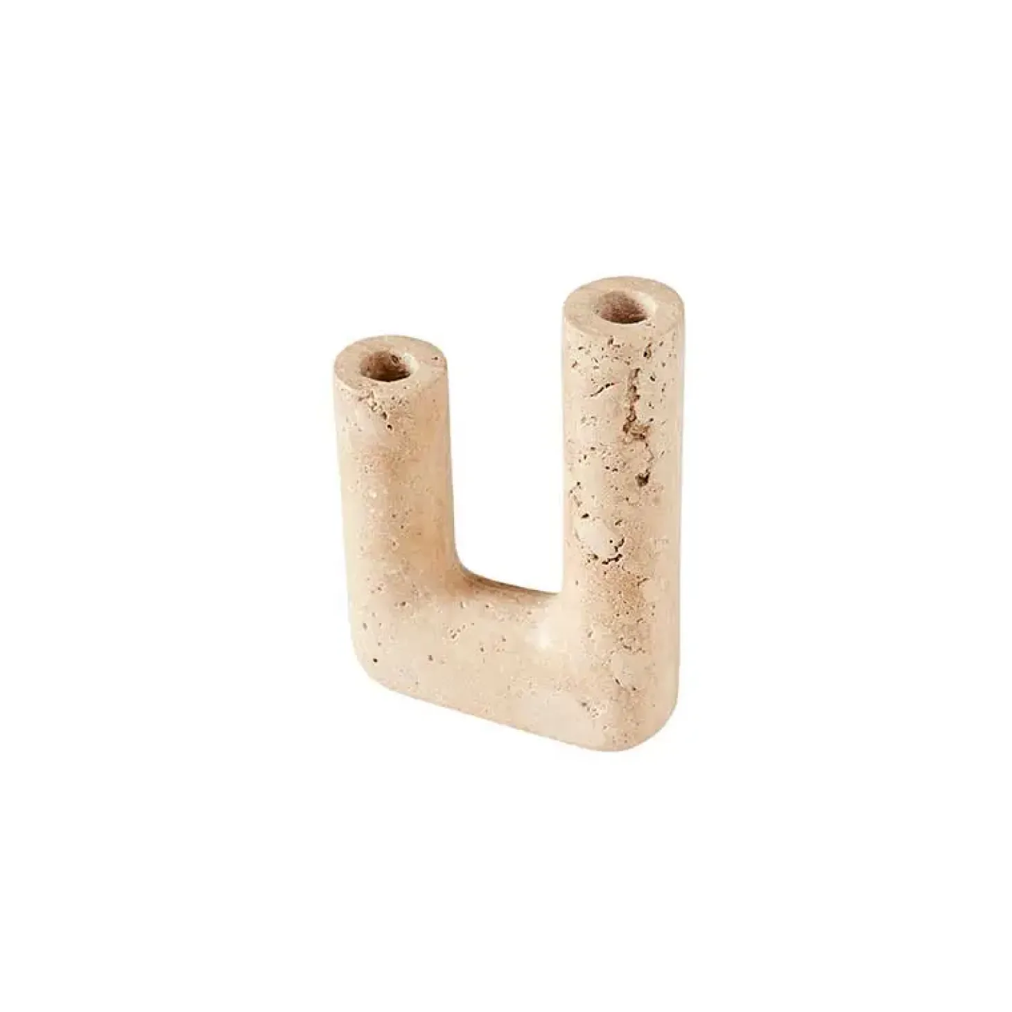 Muubs - Lysestage - Minerva - Creme - H: 20 cm