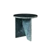Muubs - Sidebord - Verde - Mørkegrønt marmor - Ø40 x H42 cm