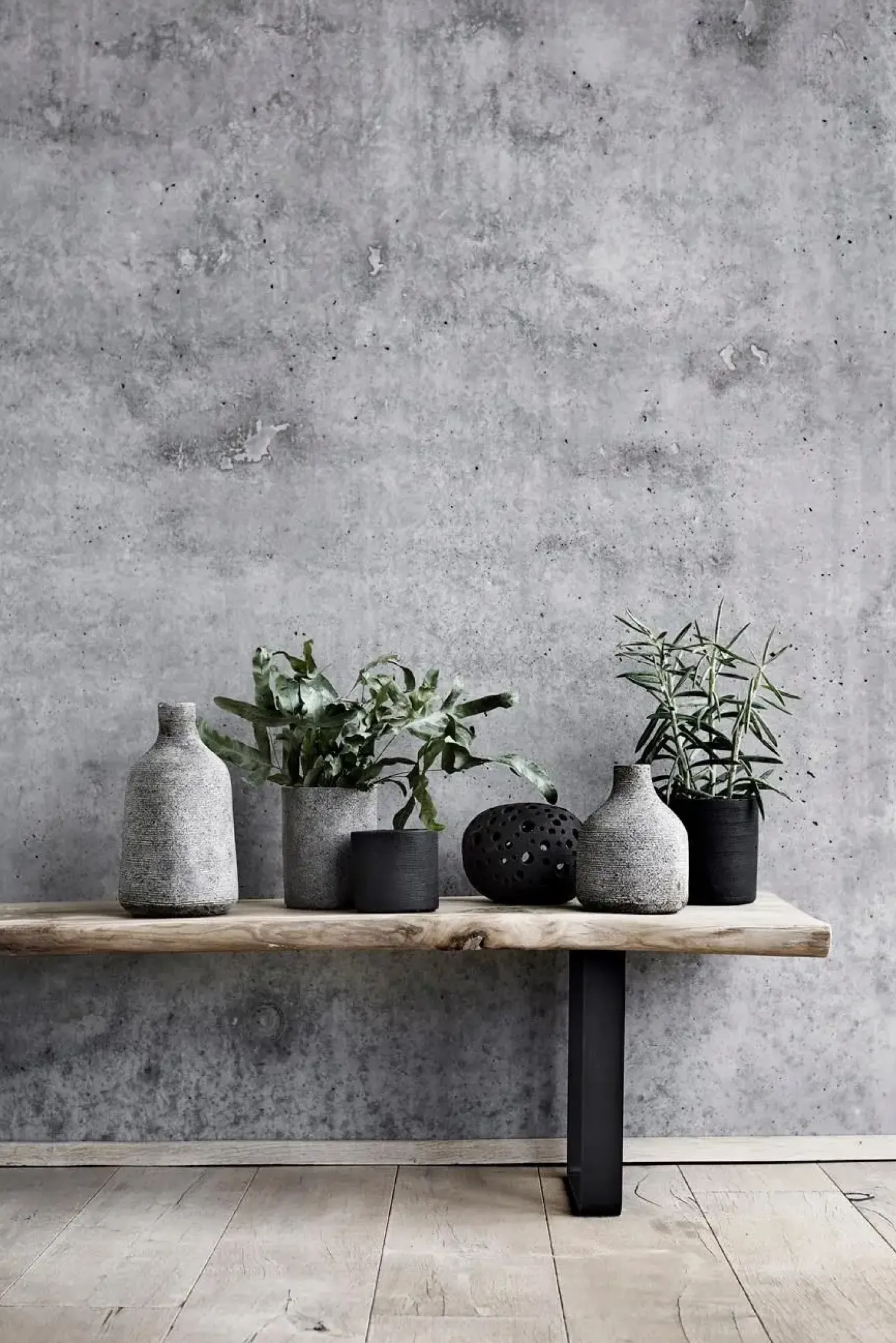 Muubs - Vase - Stain - Small - Grå/Brun
