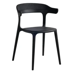 Muubs stol - Luna stripe - sort