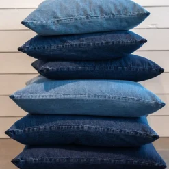Never - Pudebetræk - Denim - Denim Blue - 60x60 cm