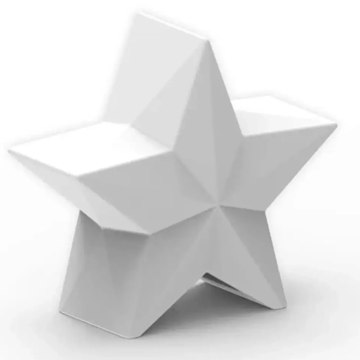 New Garden - Julestjerne med lys - Christmas Star Nova 45 Solar - 46x43 cm