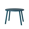 Nofred - Børnebord - Mouse table - Petroleum blå