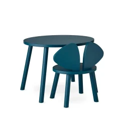 Nofred - Børnebord - Mouse table - Petroleum blå