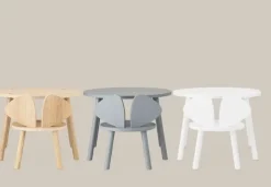 Nofred børnebord i Eg - Mouse table