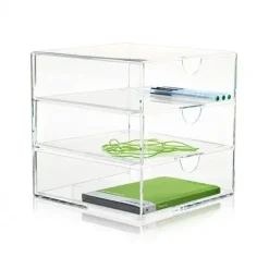 Nomess - Clear 3 Drawer - Opbevaringskasse med 3 skuffer
