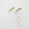 Nomess - S-Hooks krog - Mini - Sort - Sæt med 5 stk.