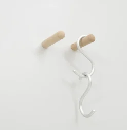Nomess - S-Hooks krog - Mini - Sort - Sæt med 5 stk.