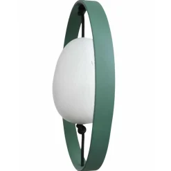 Nordic By Hand - Metal ring i grøn til snoren - diameter 30 cm