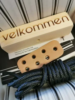 Nordic By Hand - Snoren - start sæt sort - med velkomstbrik