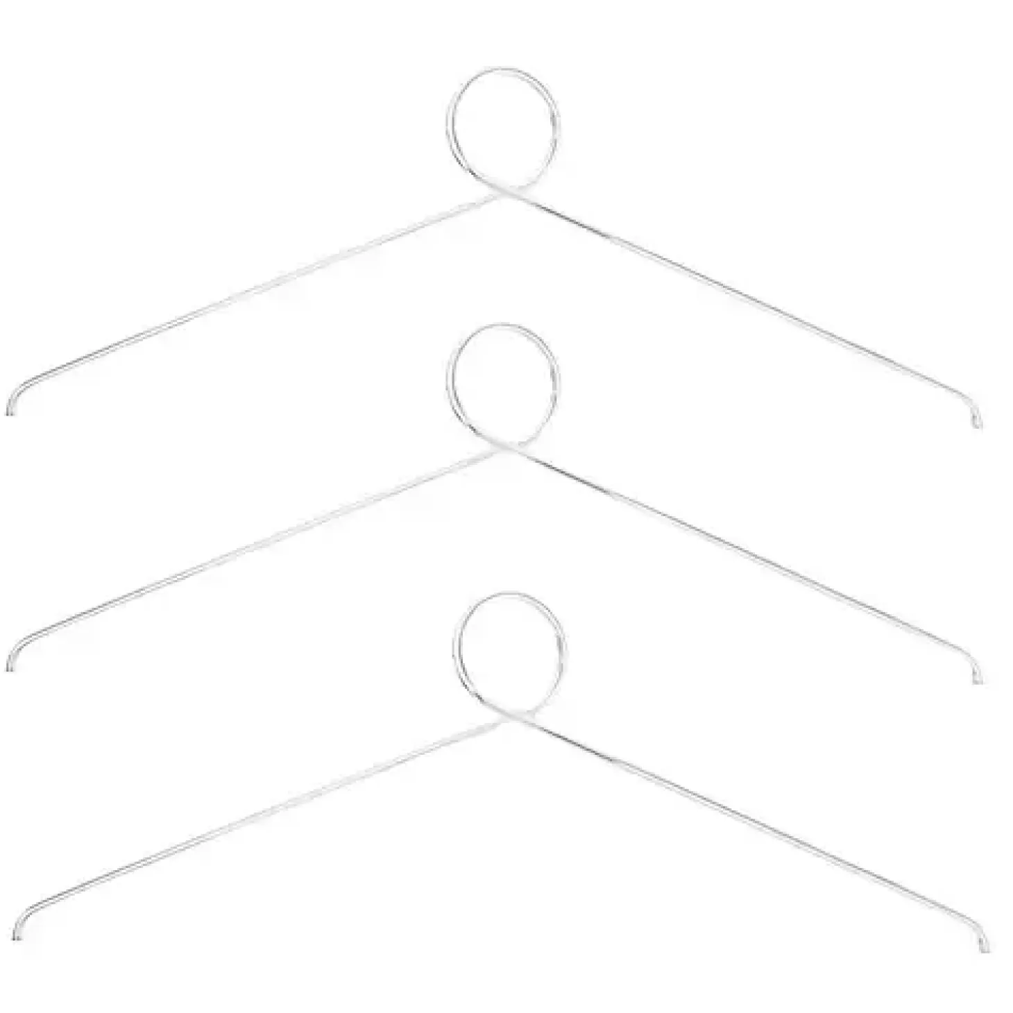 Nordic Function - Loop It Hanger (3 stk.) - Krom