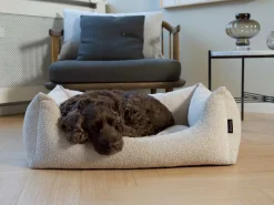 Nordog - Billy Bouclé hundeseng - Beige - Medium - 80x60x26 cm