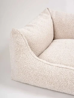 Nordog - Billy Bouclé hundeseng - Beige - Small - 60x44x20 cm
