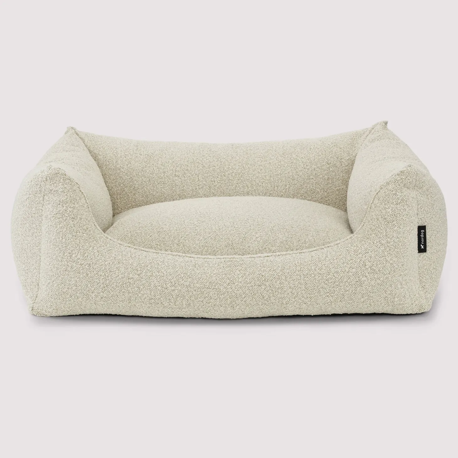 Nordog - Billy Bouclé hundeseng - Beige - Small - 60x44x20 cm