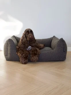 Nordog - Billy Bouclé hundeseng Mocca - Large - 100 x 78 x 28 cm