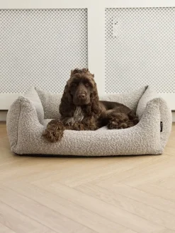 Nordog - Billy Bouclé hundeseng Taupe - medium - 80 x 60 x 26 cm