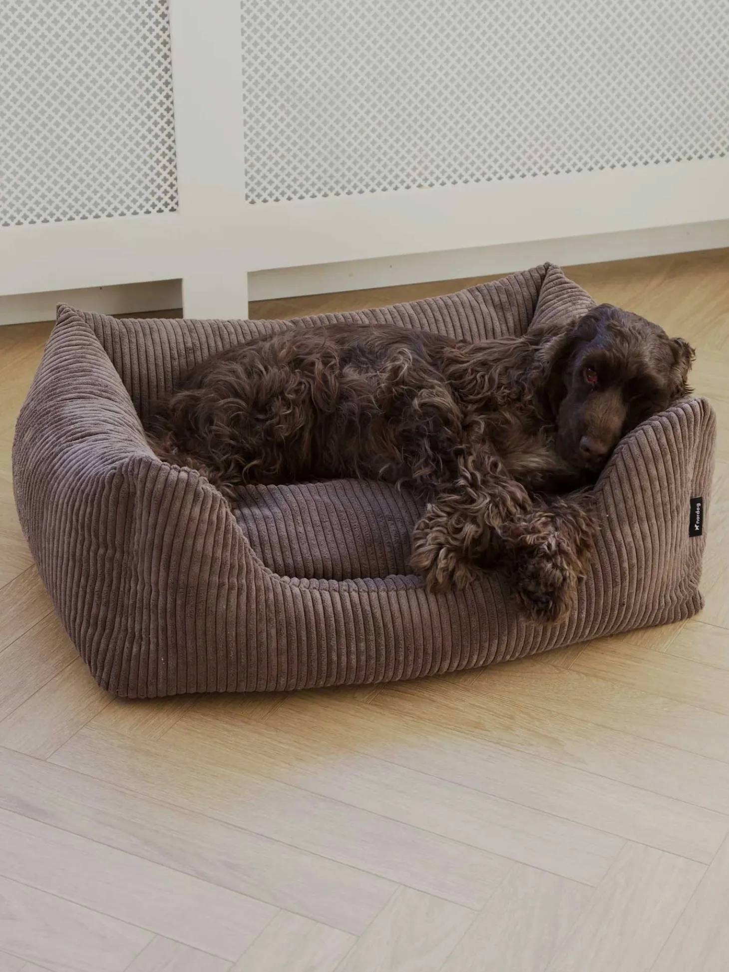 Nordog - Hundeseng - Oscar - Velvet - Mocca - Large