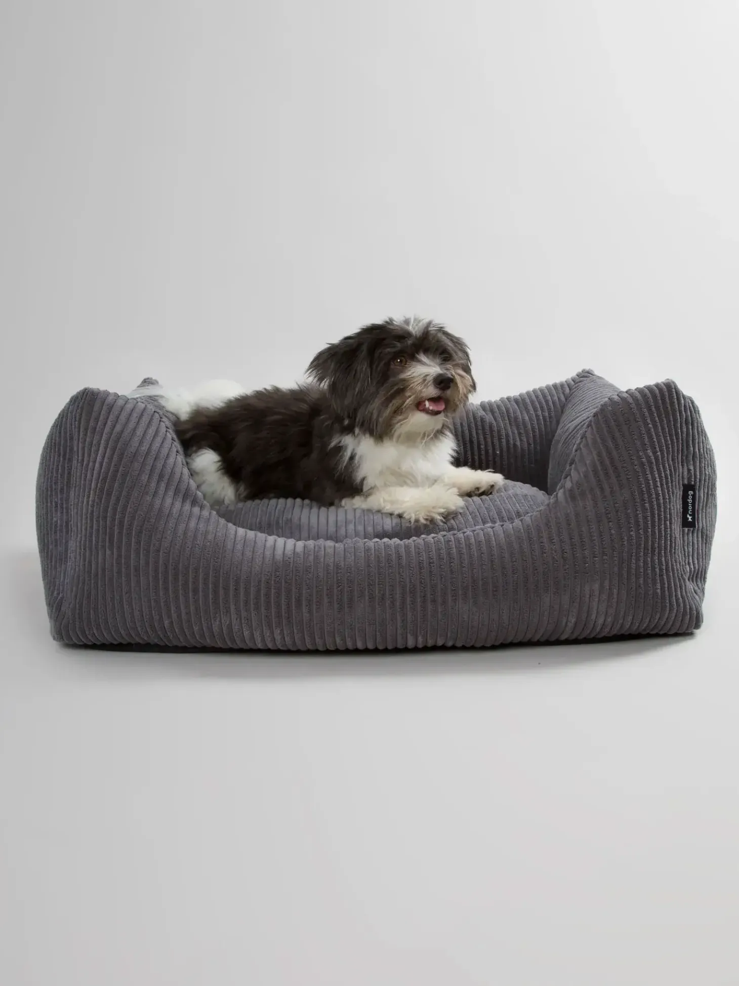 Nordog - Hundeseng - Oscar - Velvet - Anthracite - Large