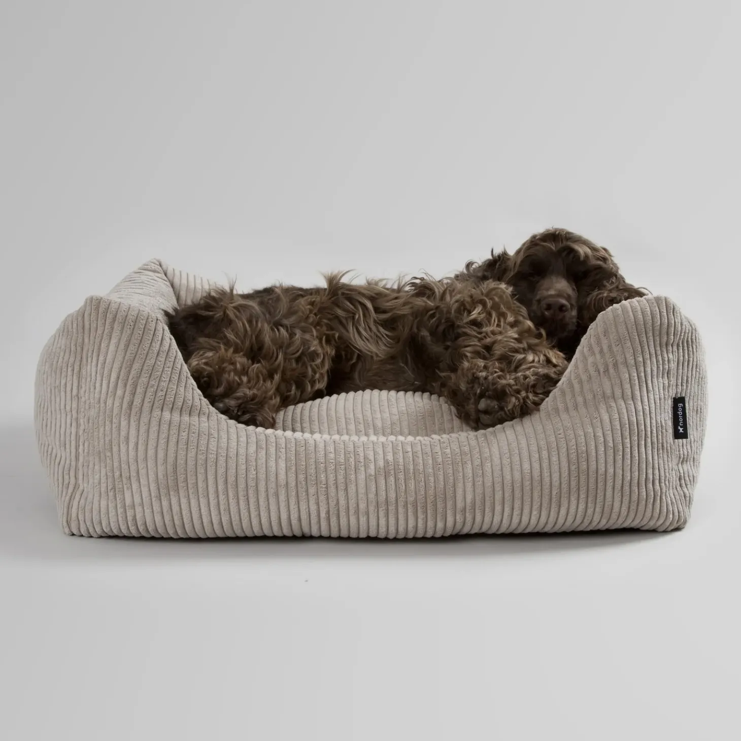 Nordog - Hundeseng - Oscar - Velvet - Cappuccino - Large