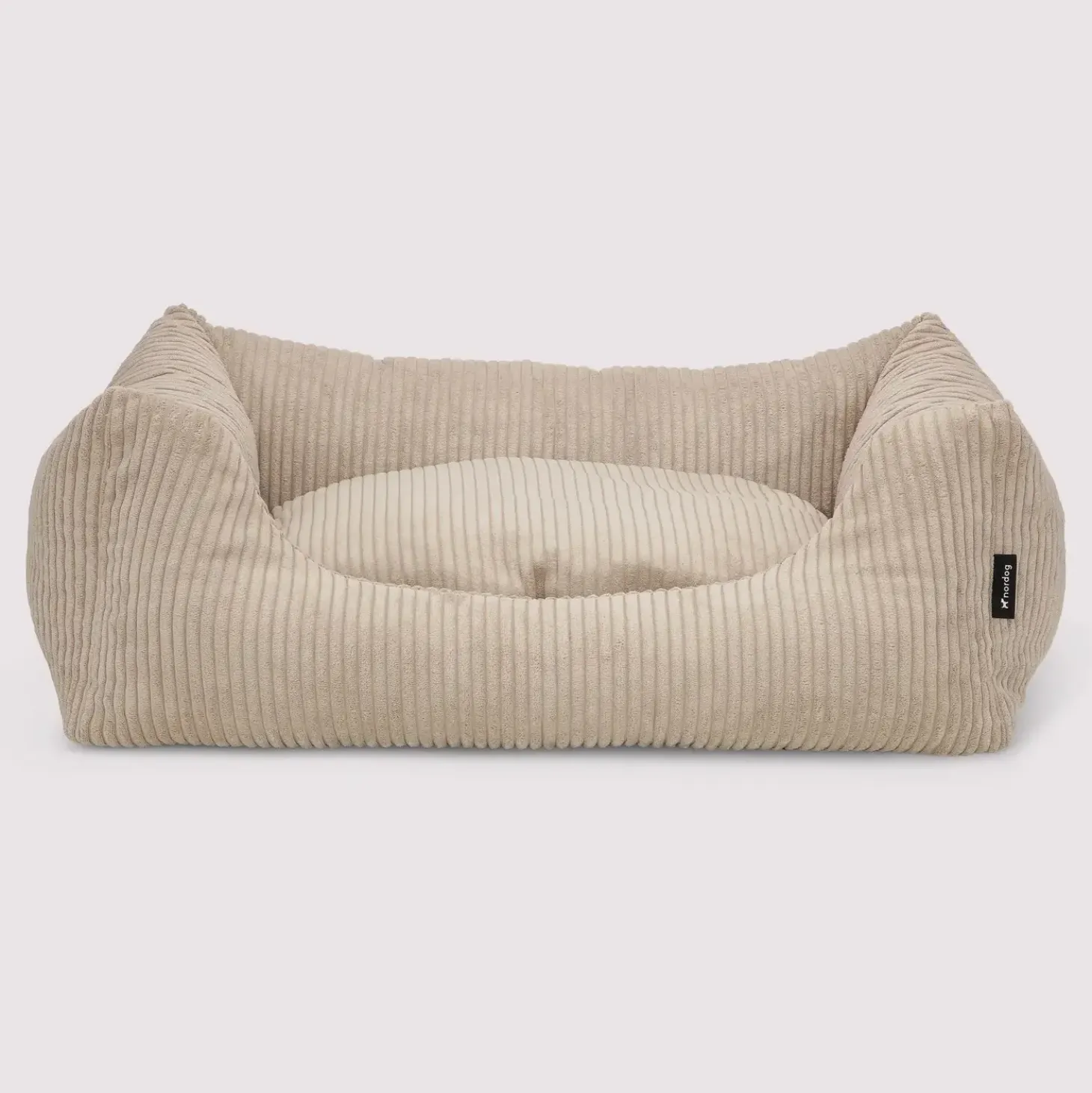 Nordog - Hundeseng - Oscar - Velvet - Cappuccino - Large