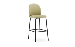 Normann Copenhagen - Ace Bar Chair 75 cm Upholstery Black Steel