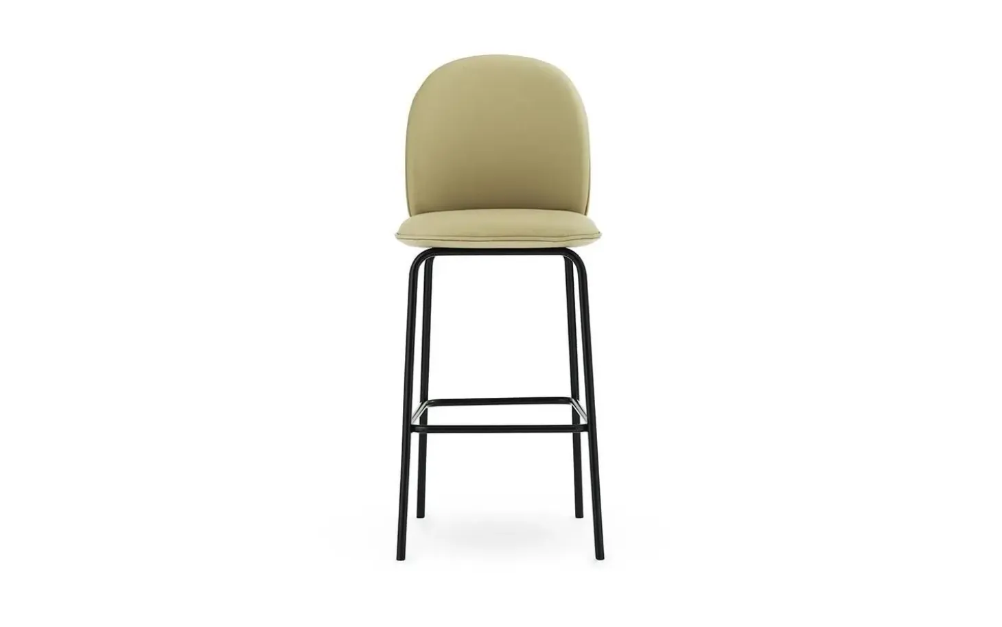 Normann Copenhagen - Ace Bar Chair 75 cm Upholstery Black Steel