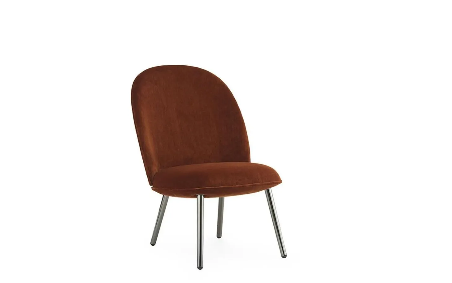 Normann Copenhagen - Ace Lounge Chair Upholstery Black Metallic