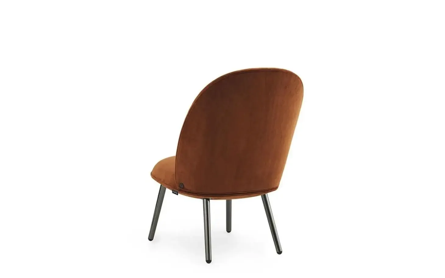 Normann Copenhagen - Ace Lounge Chair Upholstery Black Metallic