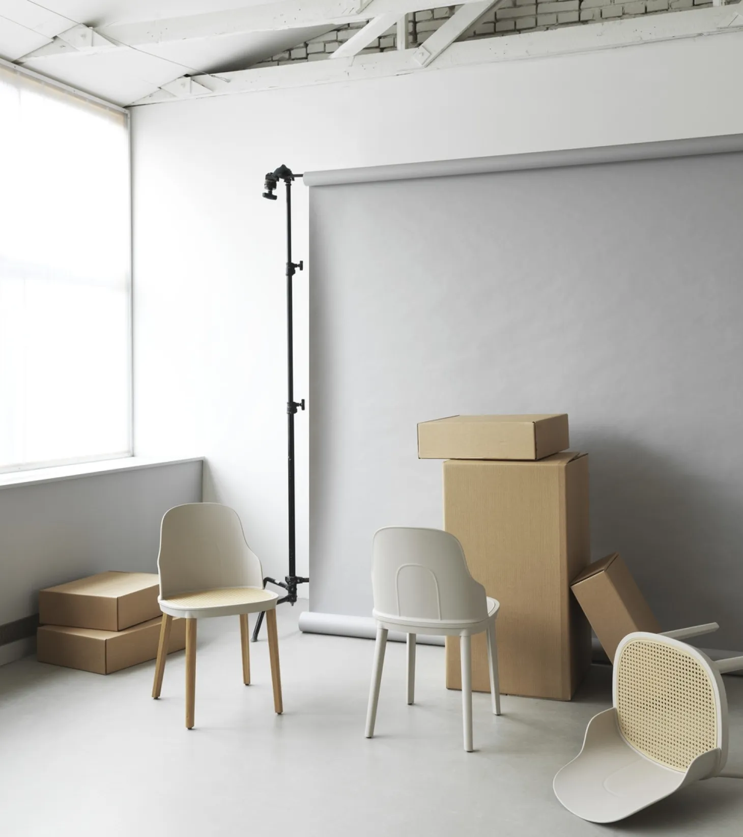 Normann Copenhagen - Allez Chair Molded wicker/ Oak