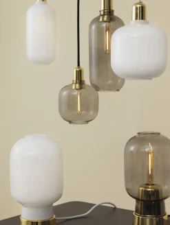 Normann Copenhagen - Amp Lamp Glass Small - Mat hvid