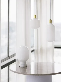 Normann Copenhagen - Amp Lamp Glass Small - Mat hvid
