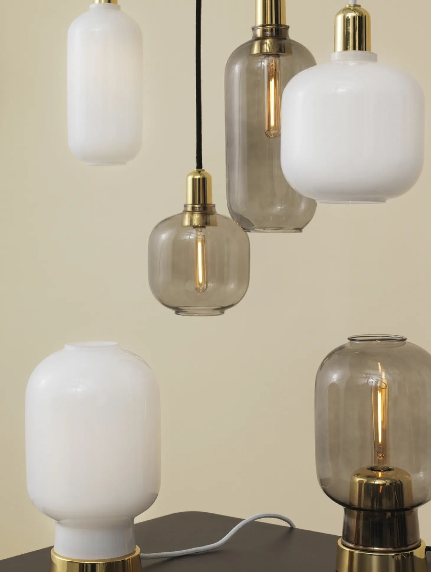 Normann Copenhagen - Amp Table Lamp Brass EU