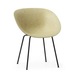 Normann Copenhagen - Armstol - Mat Chair - Hemp - Sort/Stål