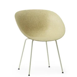 Normann Copenhagen - Armstol - Mat Chair - Hemp - Creme/Stål
