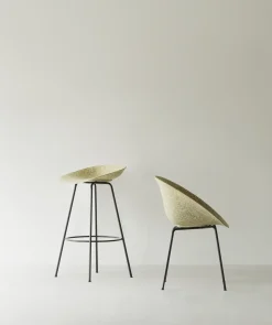 Normann Copenhagen - Armstol - Mat Chair - Seaweed - Sort/Stål